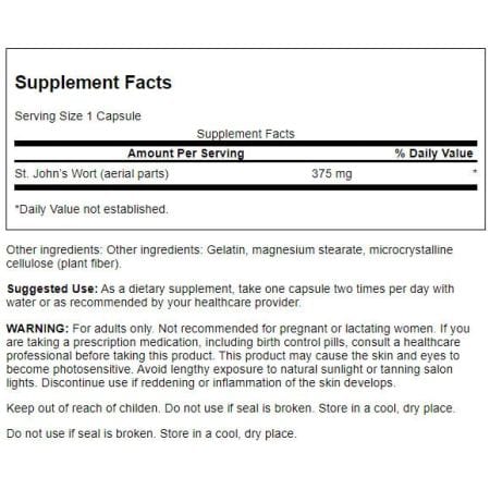 Swanson St John's Wort - 375mg