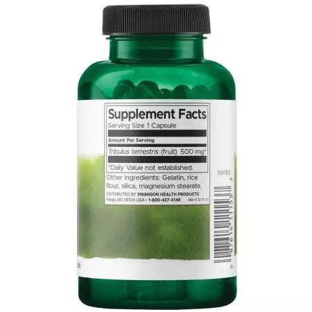 Swanson Full Spectrum Tribulus Fruit 500 mg 90 κάψουλες