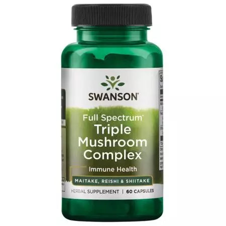 Swanson Full Spectrum Triple Mushroom Complex 60 Capsule