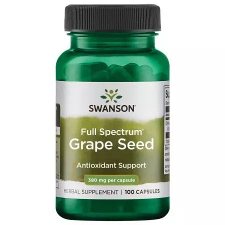 Swanson Grape Nasiona 380 mg 100 kapsułek