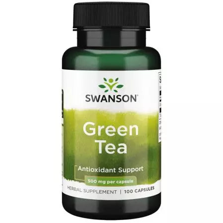 „Swanson Green Tea“ 500 mg 100 kapsulių