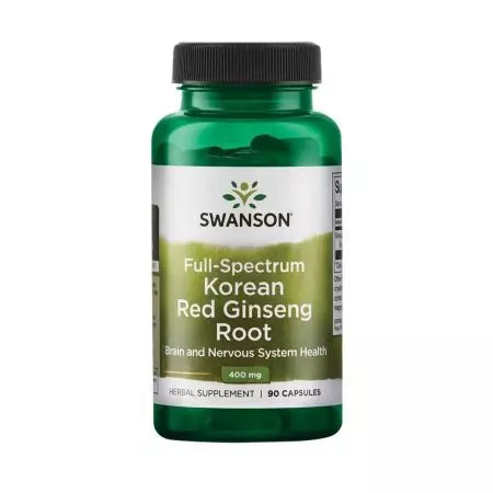 Swanson Κορεάτικο κόκκινο ginseng ρίζα 400 mg 90 κάψουλες