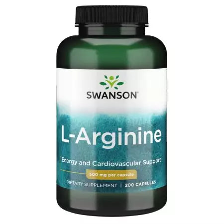 Swanson Larginine 500 mg 200 κάψουλες