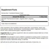 Swanson LArginine Sustained Release 1000mg 90 Tablets