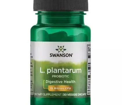 Swanson L. plantarum Probiotic 10 Billion CFU 30 delayed release capsules, UK stockist Welzo