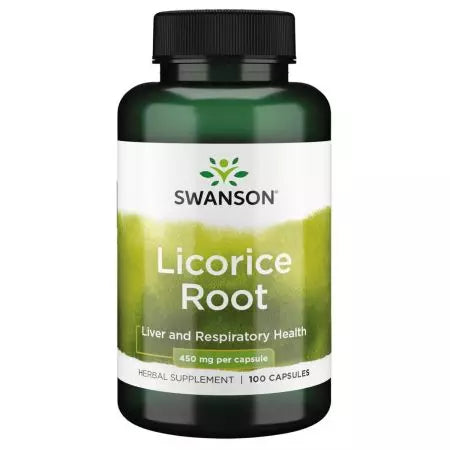 Swanson Licorice Root 450 mg 100 Capsules