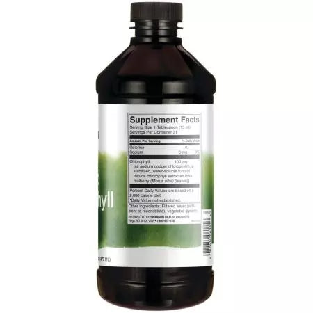 Swanson Flüssigkeit Chlorophyll 100 mg 16 Fl oz Flüssigkeit