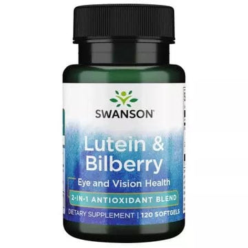 Swanson Lutein & Bilberry 120 Softgels