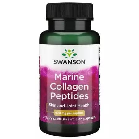 Swanson Marine Collagen Peptides 400mg 60 Capsules