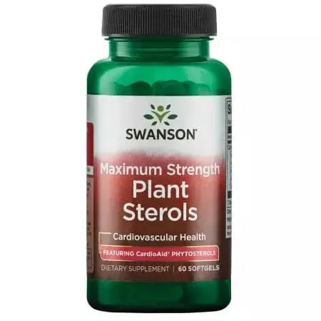 Swanson Maximum Strength Plant Sterols Featuring CardioAid Phytosterols 60 Softgels