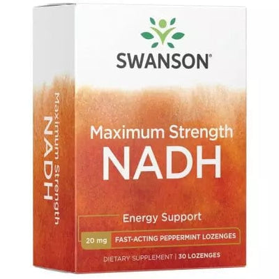 Swanson NADH 20mg 30 Pepper-mint Lozenges