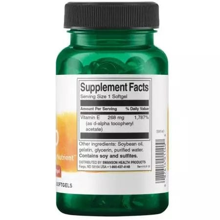 Swanson Natural Vitamin E 400IU (268 mg)