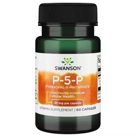 Swanson P5P Pyridoxal5phosphat 20 mg 60 kapsler