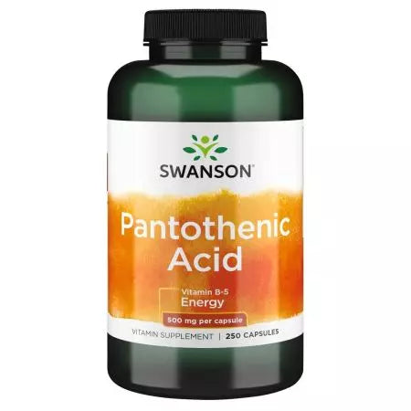 Acido pantotenico Swanson 500mg 250 Capsule