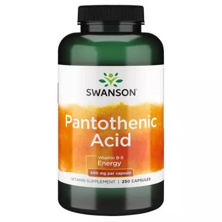 Swanson Pantothenic Acid 500mg 250 Capsules