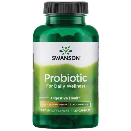 Swanson Probiotic para el bienestar diario 1 mil millones de CFU 120 cápsulas