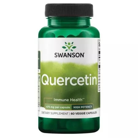 Swanson quercetina 475mg 60 cápsulas vegetarianas