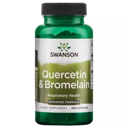 Swanson Quercetin și Bromelain Advanced Formula 100 Capsule