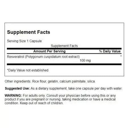Resvératrol de Swanson - 30 capsules