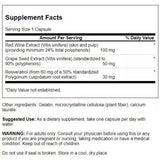 Swanson Resveratrol Complex 180 mg 60 Capsules