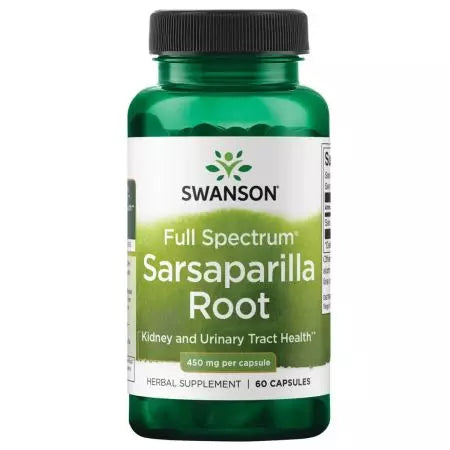 Swanson Sarsaparilla Wurzel 450 mg 60 Kapseln