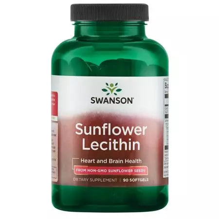 Swanson Sunflower Lecitin 1.200 mg 90 softgelov