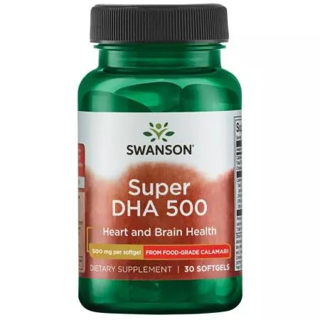 Swanson Super DHA 500 500 mg 30 softgelia