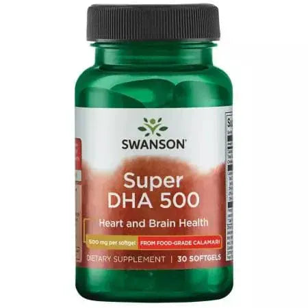 Swanson Super DHA 500 500mg 30 Softgels