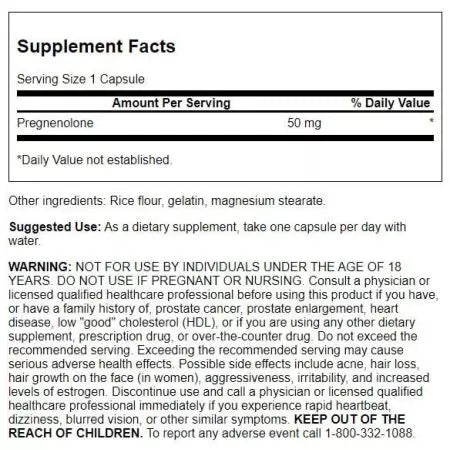 Swanson SuperStRenthlenth Frerenolon 50mg 60 kapsula