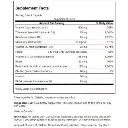 Swanson Super Stress BComplex with Vitamin C 240 Capsules