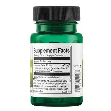 Swanson Theracurmin 100 mg 30 Cápsulas de vegetal