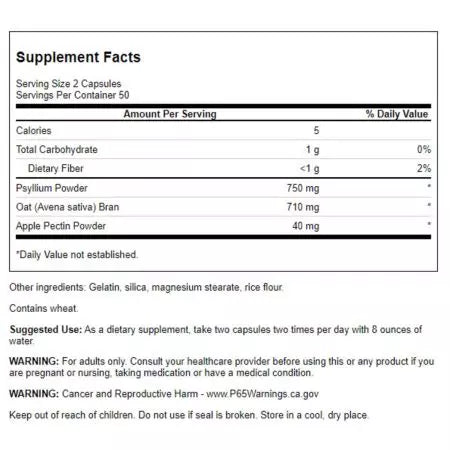 Swanson TriFiber Complex 100 Capsules