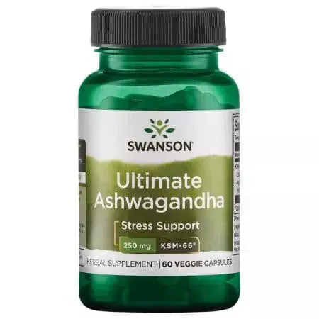 Swanson Ultimate Ashwagandha KSM66 250 mg 60 Vegetarian Capsules