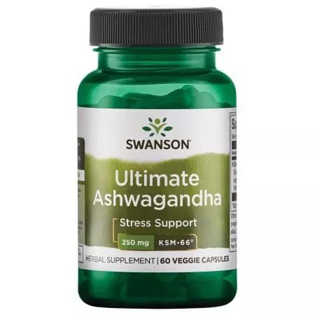 Swanson Ultimate Ashwagandha KSM66 250 mg 60 Vegetarian Capsules