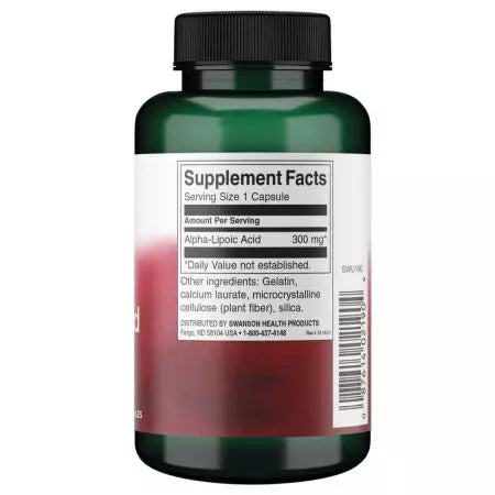 Swanson Ultra Alpha Liponzuur 300 mg 120 capsules