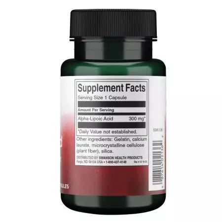 Swanson Ultra Alpha Liponzuur 300 mg 60 capsules