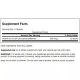 Vitamine Swanson B12 500mcg