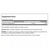 Swanson vitamine D3 High Potency 1.000 IE (25 mcg)