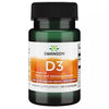 SWANSON VITAMIN D3 Υψηλή ισχύς 1.000 iu (25 mcg) 60 κάψουλες