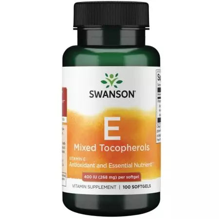 Swanson Vitamina E Tocoferoli mixți 400IU 100 softgels