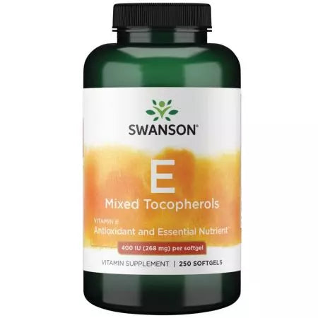 Swanson Vitamina E Tocoferoli mixți 400IU 250 Softgels