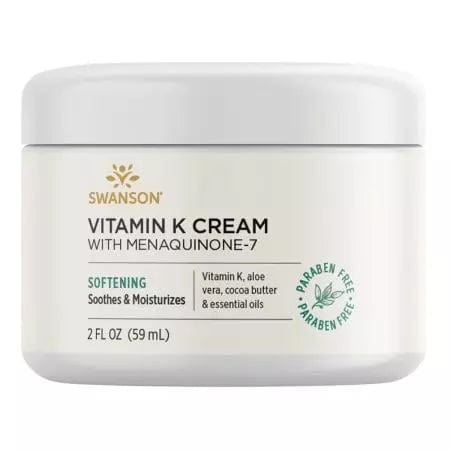 Swanson Vitamin K Cream with Menaquinone7 2 fl oz Cream