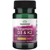 Swanson Vitamine D3 & K2 2.000IU & 75 MCG 60 Capsule Veg