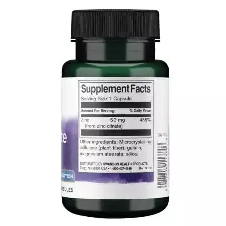 Swanson zinkcitraat - 60 capsules