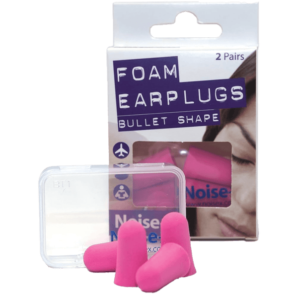 Noise-x Earplugs Foam Bullet 2 Pairs - welzo