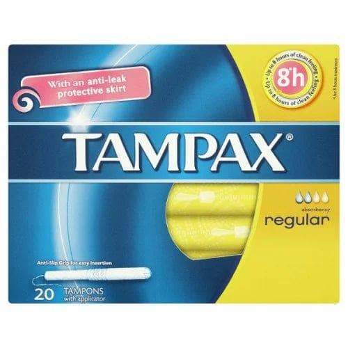 Tampax Regular Tampons Pack of 20 - welzo