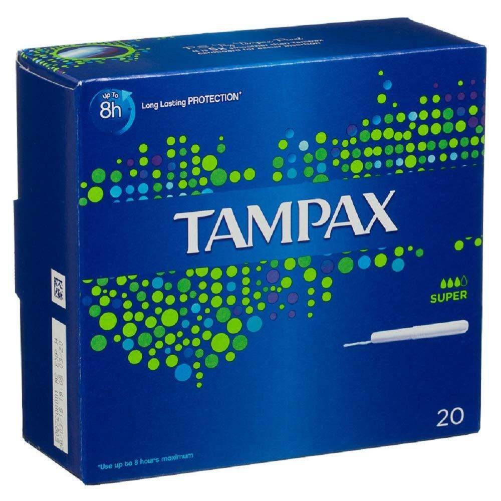 Tampax Super Tampons Pack of 20 - welzo