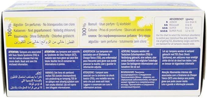 Natracare Bio -Applikator Tampons regulär x 16