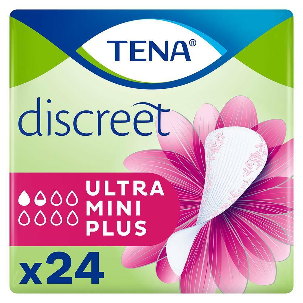 TENA Discreet Ultra Mini Plus Pack of 24 - welzo
