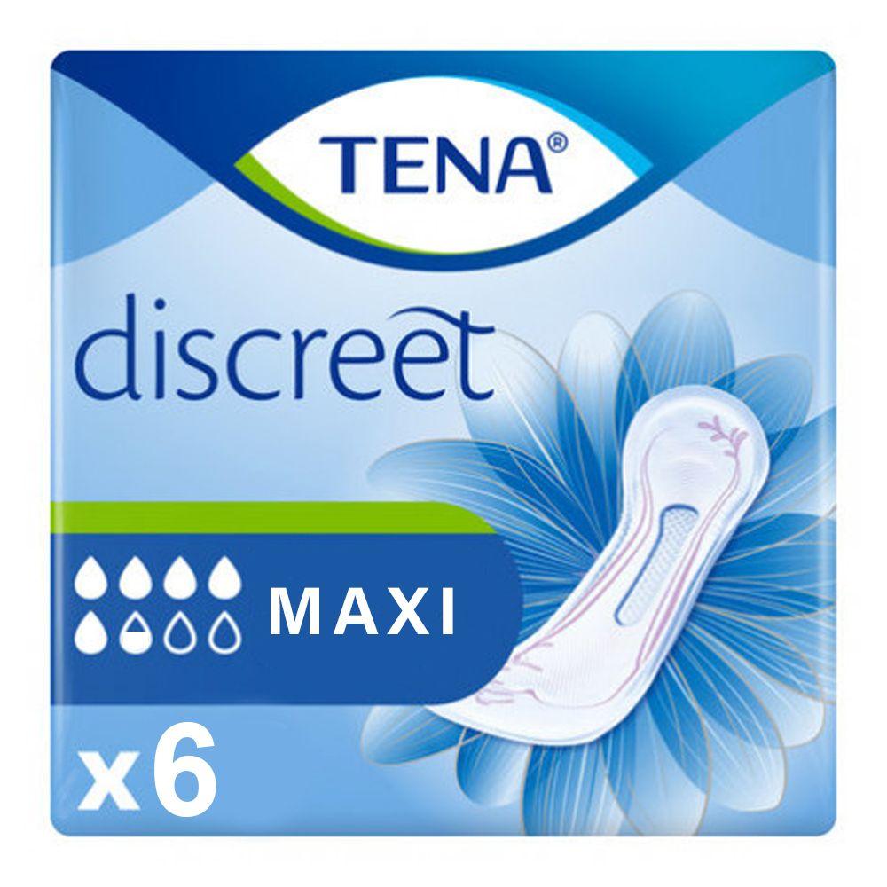 TENA Lady Discreet Maxi Pads Packs of 6 - welzo